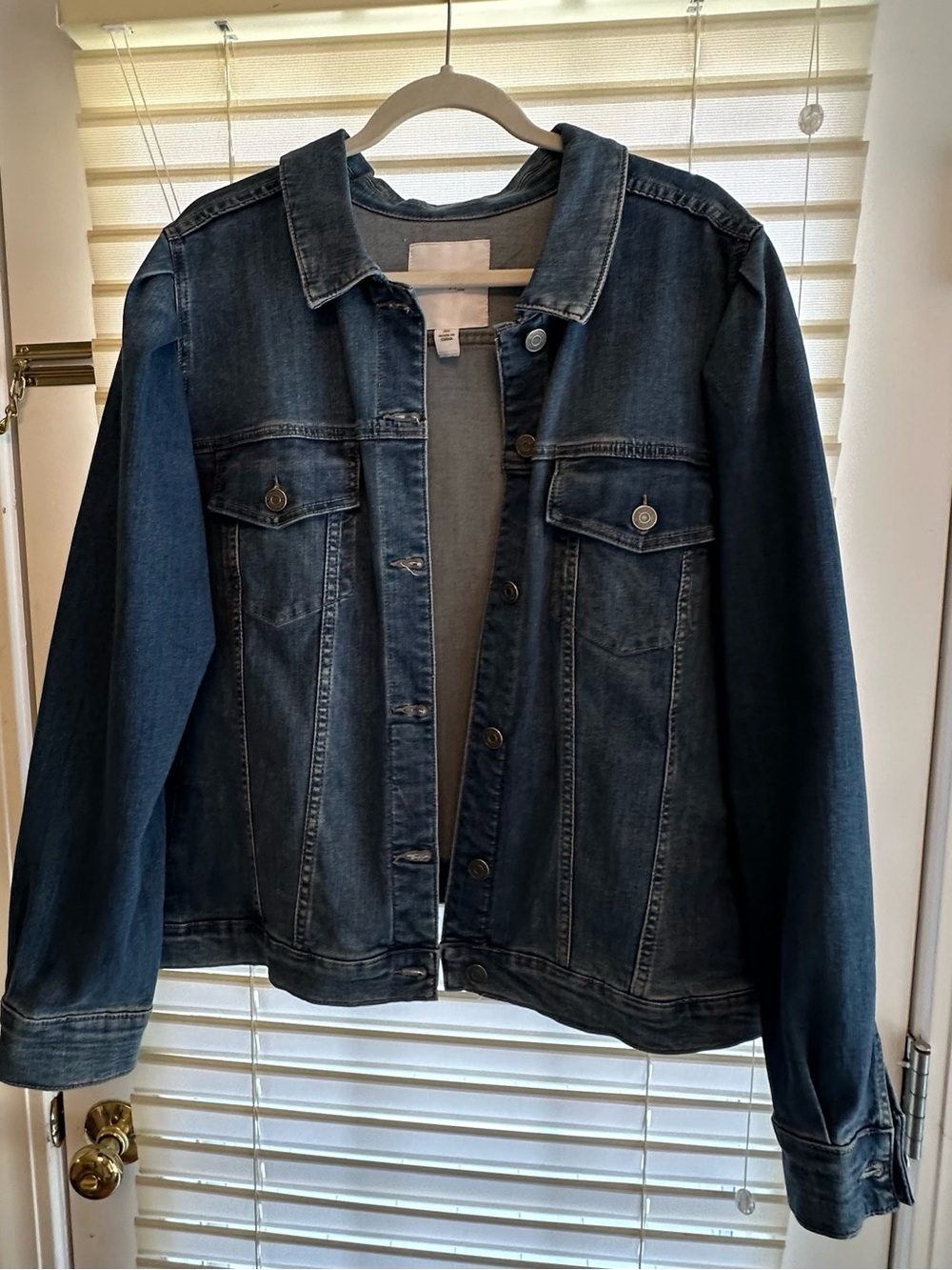 Skinnygirl Dark Blue Denim Jean Jacket